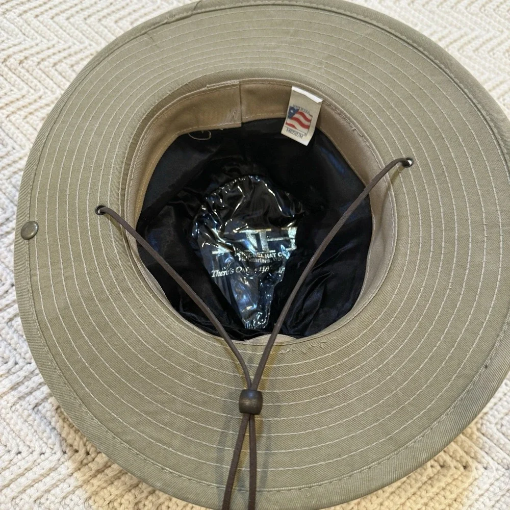 HH Henschel Hat Medium Indiana Jones Outback Safari Explore‎ Lined Vintage